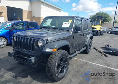 2020 Jeep Wrangler Unlimited Sport Altitude 4X4 from USA, damaged, VIN 1C4HJXDN9LW342014
